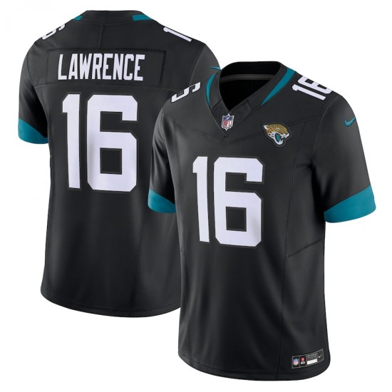 Jacksonville Jaguars Trevor Lawrence Nike 2023 Black Alternate Vapor F.U.S.E. Limited NFL Jersey