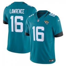 Jacksonville Jaguars Trevor Lawrence Nike 2023 Teal Vapor F.U.S.E. Limited NFL Jersey