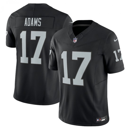 Las Vegas Raiders Davante Adams Nike 2023 Black Vapor F.U.S.E. Limited NFL Jersey