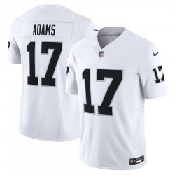 Las Vegas Raiders Davante Adams Nike 2023 White Vapor F.U.S.E. Limited NFL Jersey