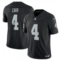 Las Vegas Raiders Derek Carr Nike 2023 Black Vapor F.U.S.E. Limited NFL Jersey