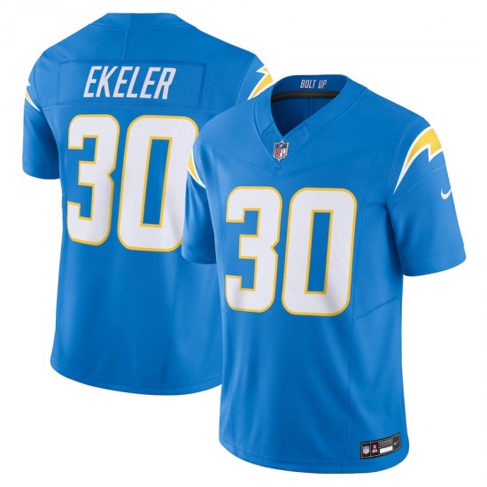 Los Angeles Chargers Austin Ekeler Nike 2023 Powder Blue Vapor F.U.S.E. Limited NFL Jersey