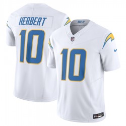 Los Angeles Chargers Justin Herbert Nike 2023 White Vapor F.U.S.E. Limited NFL Jersey