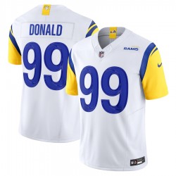 Los Angeles Rams Aaron Donald Nike 2023 White Vapor F.U.S.E. Limited NFL Jersey Los Angeles Rams Aaron Donald Nike 2023 White Vapor F.U.S.E. Limited NFL Jersey