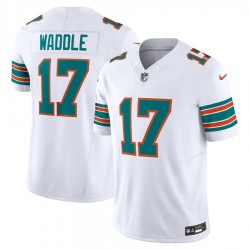 Miami Dolphins Jaylen Waddle Nike 2023 White Alternate Vapor F.U.S.E. Limited NFL Jersey Miami Dolphins Jaylen Waddle Nike 2023 White Alternate Vapor F.U.S.E. Limited NFL Jersey