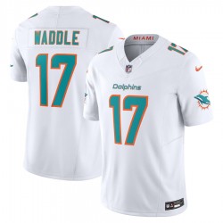 Miami Dolphins Jaylen Waddle Nike 2023 White Vapor F.U.S.E. Limited NFL Jersey Miami Dolphins Jaylen Waddle Nike 2023 White Vapor F.U.S.E. Limited NFL Jersey