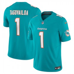 Miami Dolphins Tua Tagovailoa Nike 2023 Aqua Vapor F.U.S.E. Limited NFL Jersey Miami Dolphins Tua Tagovailoa Nike 2023 Aqua Vapor F.U.S.E. Limited NFL Jersey
