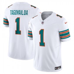 Miami Dolphins Tua Tagovailoa Nike 2023 White Alternate Vapor F.U.S.E. Limited NFL Jersey Miami Dolphins Tua Tagovailoa Nike 2023 White Alternate Vapor F.U.S.E. Limited NFL Jersey