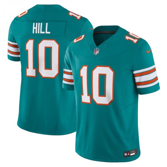 Miami Dolphins Tyreek Hill Nike 2023 Aqua Alternate Vapor F.U.S.E. Limited NFL Jersey