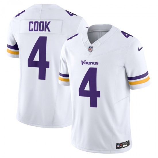 Minnesota Vikings Dalvin Cook Nike 2023 White Vapor F.U.S.E. Limited NFL Jersey