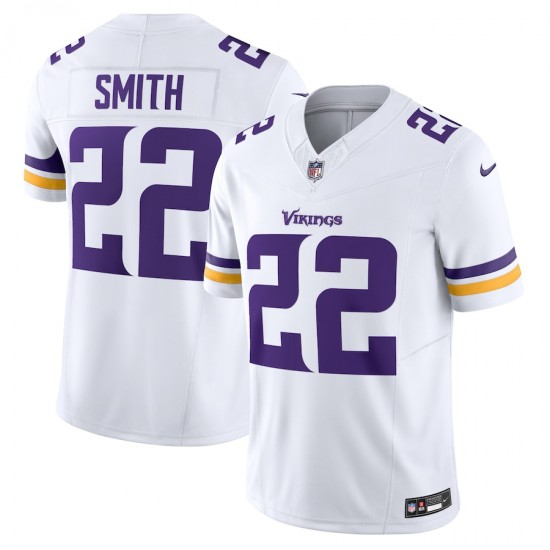 Minnesota Vikings Harrison Smith Nike 2023 White Vapor F.U.S.E. Limited NFL Jersey