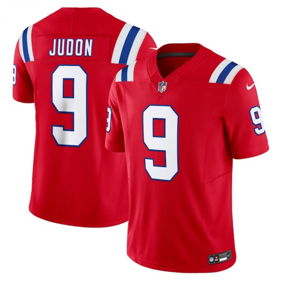New England Patriots Matthew Judon Nike 2023 Red Vapor F.U.S.E. Limited NFL Jersey