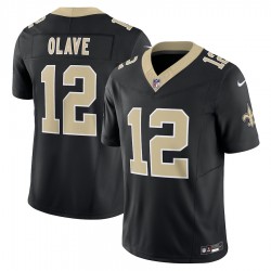 New Orleans Saints Chris Olave Nike 2023 Black Vapor F.U.S.E. Limited NFL Jersey New Orleans Saints Chris Olave Nike 2023 Black Vapor F.U.S.E. Limited NFL Jersey