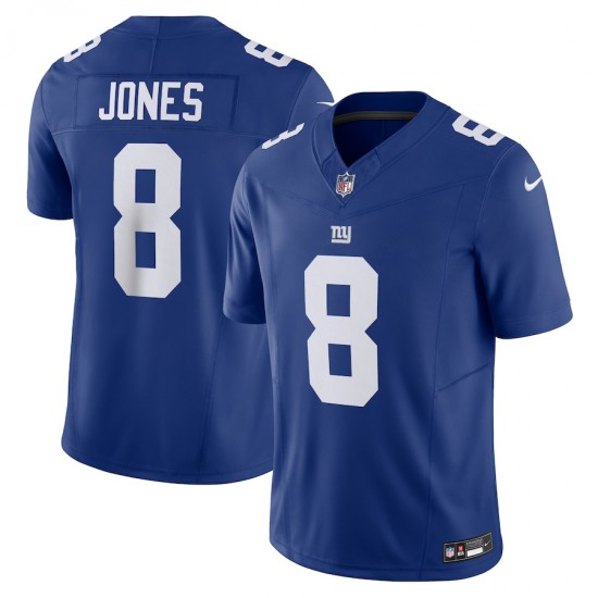 New York Giants Daniel Jones Nike 2023 Royal Vapor F.U.S.E. Limited NFL Jersey