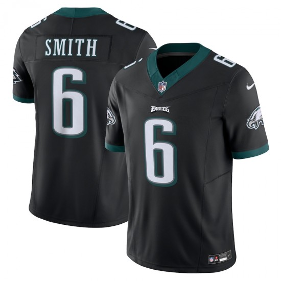 Philadelphia Eagles DeVonta Smith Nike 2023 Black Vapor F.U.S.E. Limited NFL Jersey