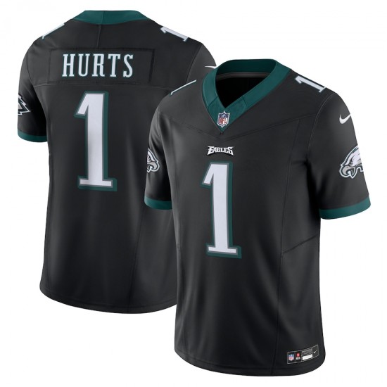 Philadelphia Eagles Jalen Hurts Nike 2023 Black Vapor F.U.S.E. Limited NFL Jersey