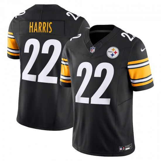 Pittsburgh Steelers Najee Harris Nike 2023 Black Vapor F.U.S.E. Limited NFL Jersey
