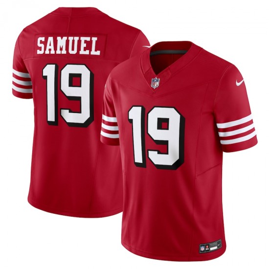 San Francisco 49 ers Deebo Samuel Nike 2023 Scarlet Vapor F.U.S.E. Limited NFL Jersey