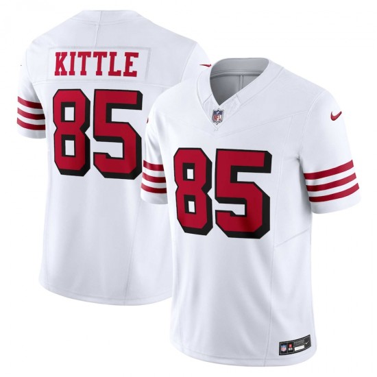 San Francisco 49 ers George Kittle Nike 2023 White Alternate Vapor F.U.S.E. Limited NFL Jersey