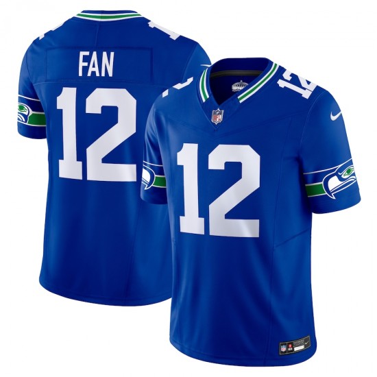 Seattle Seahawks 12 th Fan Nike 2023 Royal Vapor F.U.S.E. Limited NFL Jersey