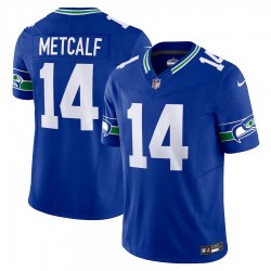 Seattle Seahawks DK Metcalf Nike 2023 Royal Throwback Vapor F.U.S.E. Limited NFL Jersey Seattle Seahawks DK Metcalf Nike 2023 Royal Throwback Vapor F.U.S.E. Limited NFL Jersey