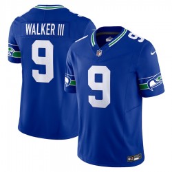 Seattle Seahawks Kenneth Walker III Nike 2023 Royal Throwback Vapor F.U.S.E. Limited NFL Jersey Seattle Seahawks Kenneth Walker III Nike 2023 Royal Throwback Vapor F.U.S.E. Limited NFL Jersey