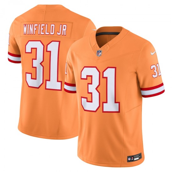 Tampa Bay Buccaneers Antoine Winfield Jr. Nike 2023 Orange Throwback Vapor F.U.S.E. Limited NFL Jersey