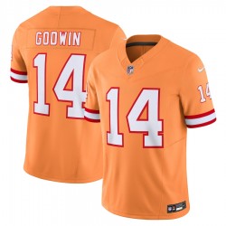 Tampa Bay Buccaneers Chris Godwin Nike 2023 Orange Throwback Vapor F.U.S.E. Limited NFL Jersey Tampa Bay Buccaneers Chris Godwin Nike 2023 Orange Throwback Vapor F.U.S.E. Limited NFL Jersey