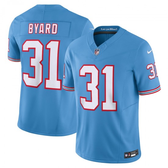 Tennessee Titans Kevin Byard Nike 2023 Light Blue Oilers Throwback Vapor F.U.S.E. Limited NFL Jersey
