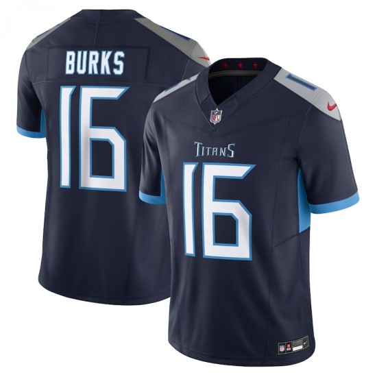 Tennessee Titans Treylon Burks Nike 2023 Navy Vapor F.U.S.E. Limited NFL Jersey