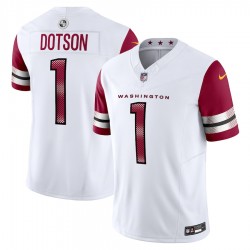 Washington Commanders Jahan Dotson Nike 2023 White Vapor F.U.S.E. Limited NFL Jersey Washington Commanders Jahan Dotson Nike 2023 White Vapor F.U.S.E. Limited NFL Jersey